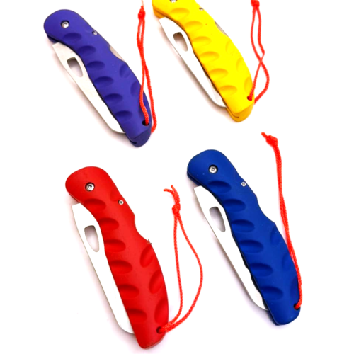 KN-004 420 S.STEEL FOLDING KNIFE 9.0CM W/ ABS HOUSING