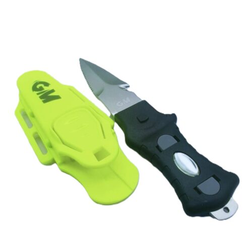KN-006 420 S.STEEL KNIFE W/ ABS HOUSING & STRAP 8.0CM