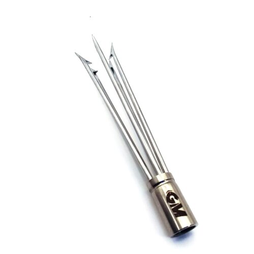 GMSP-107 POLE SPEAR TIP WITH 5 PRONGS 304SS 3.5MM PRONG (LENGTH) 124MM SILVER