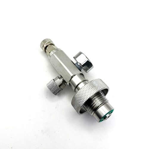 TK-10D TANK REFILL ADAPTER W/ QUICK REALESE VALVE-DIN