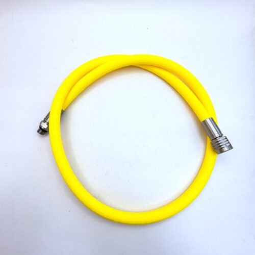 LP-36-BR LOW PRESSURE BRAIDED REGULATOR HOSE YELLOW 36"