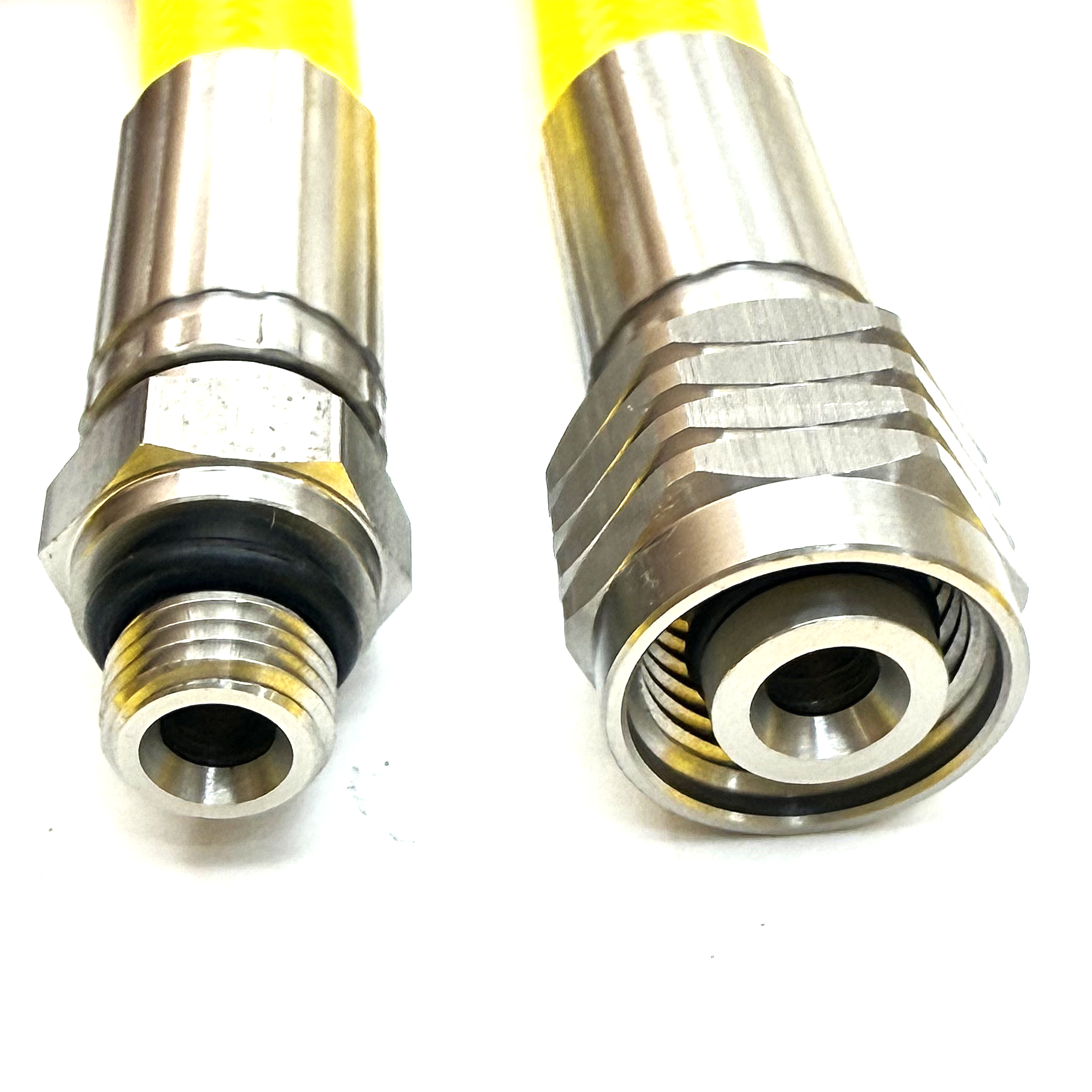 LP-36-RB LOW PRESSURE RUBBER REGULATOR HOSE YELLOW 36″ - Image 2