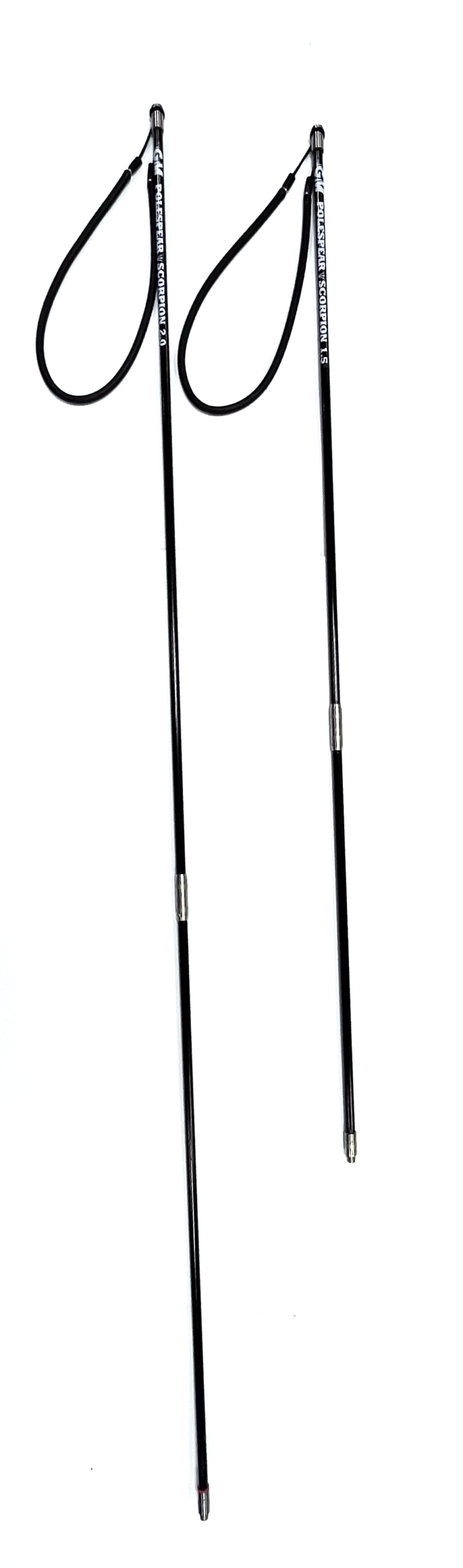 GMSP-105 FIBERGLASS POLESPEAR WITH 12MM THREAD 2 SECTIONS BLACK - Image 2